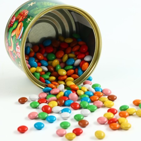 New Year! Chocolate sweets, dragees in the bank "Waiting for miracles", 100 g-2