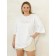 Female T-shirt, size 64-66, white color
