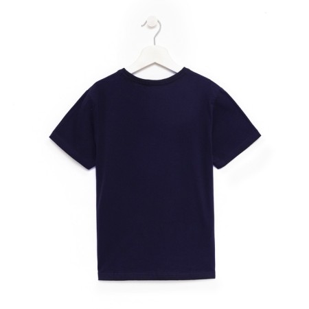 T-shirt for a boy, blue color, height 128-134 cm-2