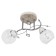 Lamp Ceiling Economy light 2319LM/2, 2x40W, E27, 28x43.6x34 cm, beige color