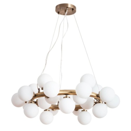 Bolla-Piccolo chandelier, 25x25W G9, bronze color
