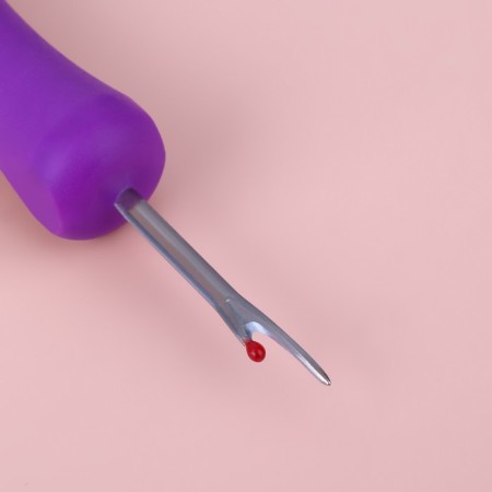 A tapacker with a rubberized handle, 13 cm, purple color-1