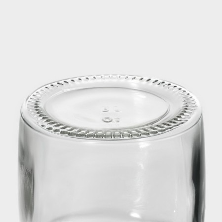 Glass sugar tower with a spoonful of the Coral shares, 8 × 11.5 cm-8