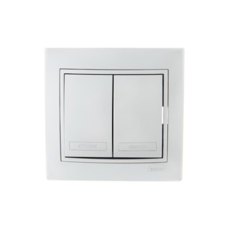 Switch Lezard 701-1010-101 mira, joint venture, 10a, 2 keys, color gray color