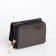 Women's wallet on the button, gray color