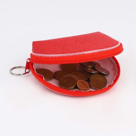 Women's wallet with lightning, red color-2