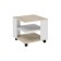 GOOD DIAMOND No. 7, 500x454x500, Dub Sonoma/White
