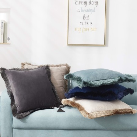 Pillowcase Sofi de Marko "Faina", size 45x45 cm, color sapphire-1