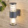Elektrostandard Lamp Garden-Park, 2x60 W, E27, IP54, Wall, Techno 1407 Gray