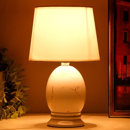 Sendy table lamp E14 40W white 18x18x29 cm Risalux-2
