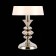 Evoluce bedside lamp. SL1137.104.01. Rionfo. 1x40 W, E14, 21x21x45.8 cm, Nickel color