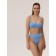 Female top on thin adjustable straps Mirey, size 46, blue color