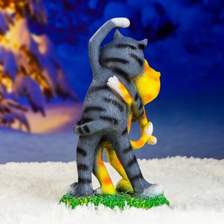 Garden figure "Cat March Forever" 32x18x12cm-5