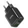 Network charger Hoco N6, 18 W, 2 USB Qc3.0 - 3 A, black