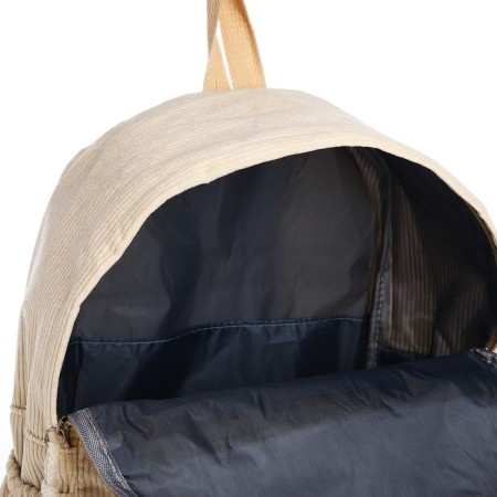 Youth backpack from lightning textiles, 4 pockets, beige color-5