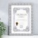Photo frame Plastic A4 "Waves" white with black 31.5x24.5 cm
