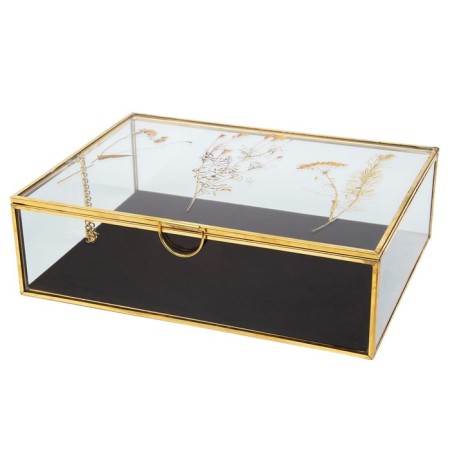Glass box "Flowers", 20 × 15 × 6 cm-3