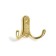 Furniture tundra hook TKD024 Light, two -rod, gold