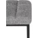 Baya Metal/fabric, black/gray stool 35x35x45 cm