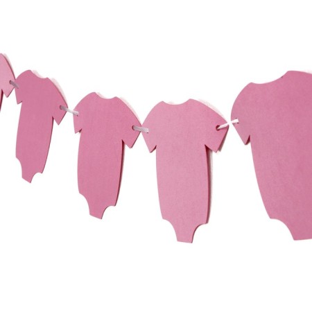 Garland "gender", pink color-2