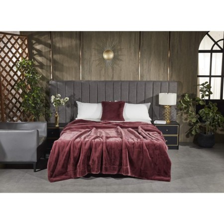 Richard blanket, size 210x230 cm, Marsala color
