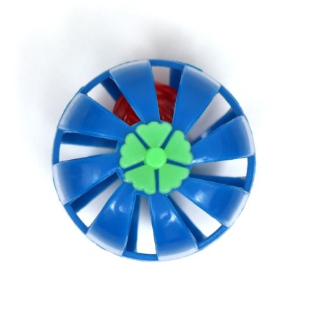 Ball for cats with a bell, blue-1