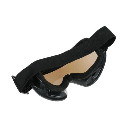 Glass-mask for motorcycle driving, glass blue, black color-3