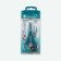 Scissors are manicure, bent, wide, 9 cm, on the blist, the color is silver, B-116-D- (FD) -sh
