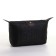 Cosmetic bag with lightning, black color