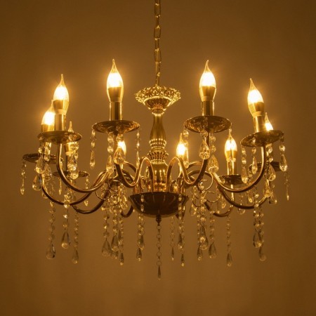 Sandra chandelier 10he14 40W gold 62x62x32 cm-2