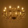 Sandra chandelier 10he14 40W gold 62x62x32 cm