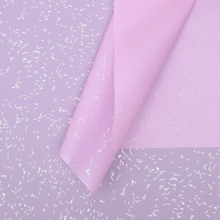 Flower film, "Star Sky", purple, 57x57 cm