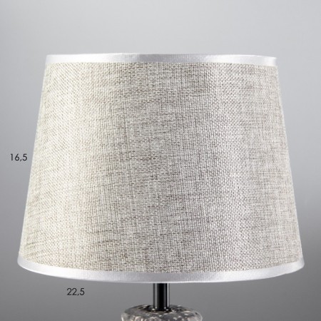 Stella table lamp E14 40W gray 22.5x22.5x45cm Risalux-4