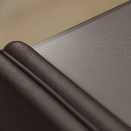 Narrow cabinet "Alero", 1 box, 410 × 430 × 530 mm, eco -leather, color bitter chocolate-5