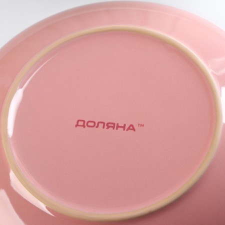 Poramic dessert shade "pastel", d = 19 cm, pink color-3