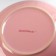 Poramic dessert shade "pastel", d = 19 cm, pink color