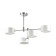Ashley chandelier, e14 4x60W, color chrome