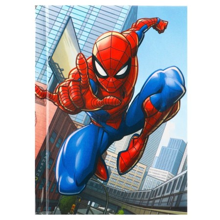 Notepad A7, 64 sheets, in a solid cover, Spider-Man-2