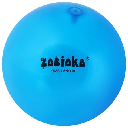Children's ball zabiaka, d = 22 cm, 60 g, blue color-6