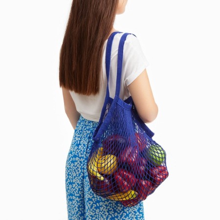 Avoska, 41 x 27 cm, handle 17 cm, cell 1.5 cm, purple-2