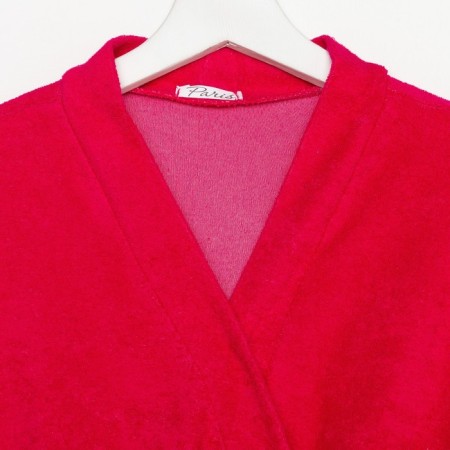 Women's robe, raspberry color, size 46-7
