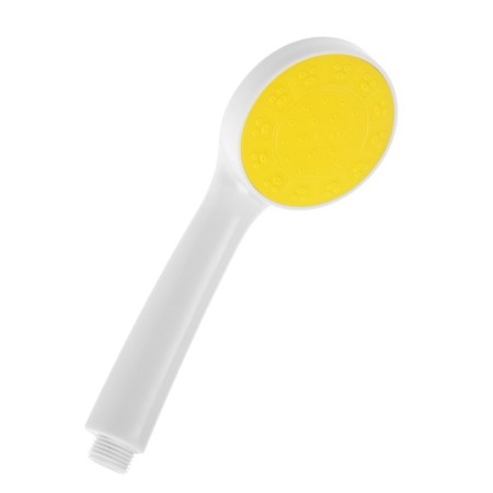 Showing watering can Zein Z0206, 1 mode, plastic, white color with a yellow insert-2