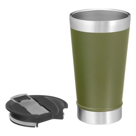 Beer thermost man, 600 ml, beer, opener, green-1