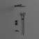 The shower system Vincea NEXT VSFW-1N3TMB, built-in, thermostat, tropical shower, black
