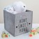 Sweet Home storage basket 30 × 30 × 30 cm, color gray color