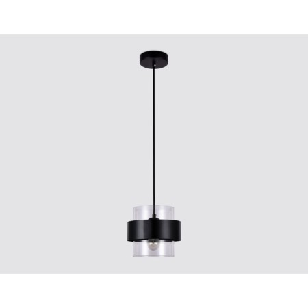 Suspended lamp with a replaceable lamp Ambrella Light, Traditional, TR3646, E27, Black Color-1