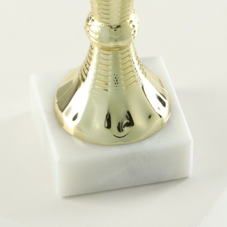 Cup 150C, award figure, gold, stand stone, 17.3 x 7 x 5 cm.-3
