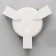 Lamp "Deco" 3xLED 3W 4000K IP66 white 16x4.3x16 cm