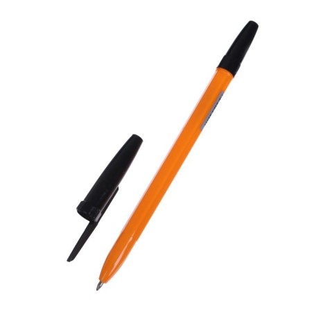 Ballic handle 0.7 mm, black, orange case with a black cap