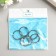 Rings for creativity (for photo albums) "black" int. D = 2.5 cm external. D = 3 cm set 6 pcs